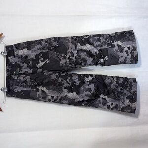 Faded Glory Black Grey Camo Winter Snow Pants Insulated Size Small
